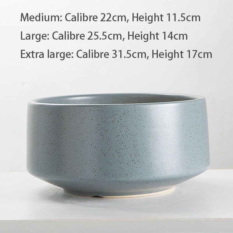 Flower pots large calibre large clay pots ceramic short models simple creative butterfly orchid succulent green plant pots