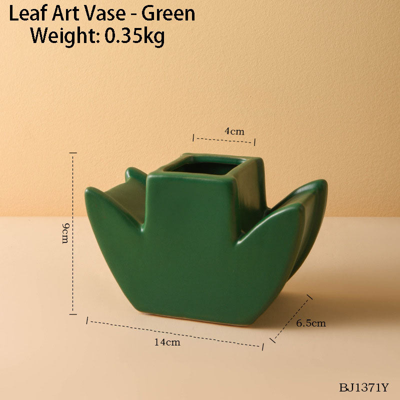 Ins Style Cute Flower Ceramic Vase Arrangement Living Room Flower Arrangement Creative Dining Table Floral Decoration Bouquet Flower Vessel