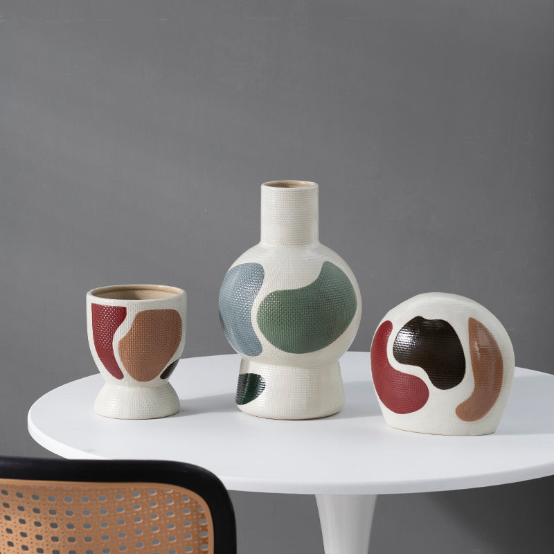 Ceramic vase beautiful modern craft vase