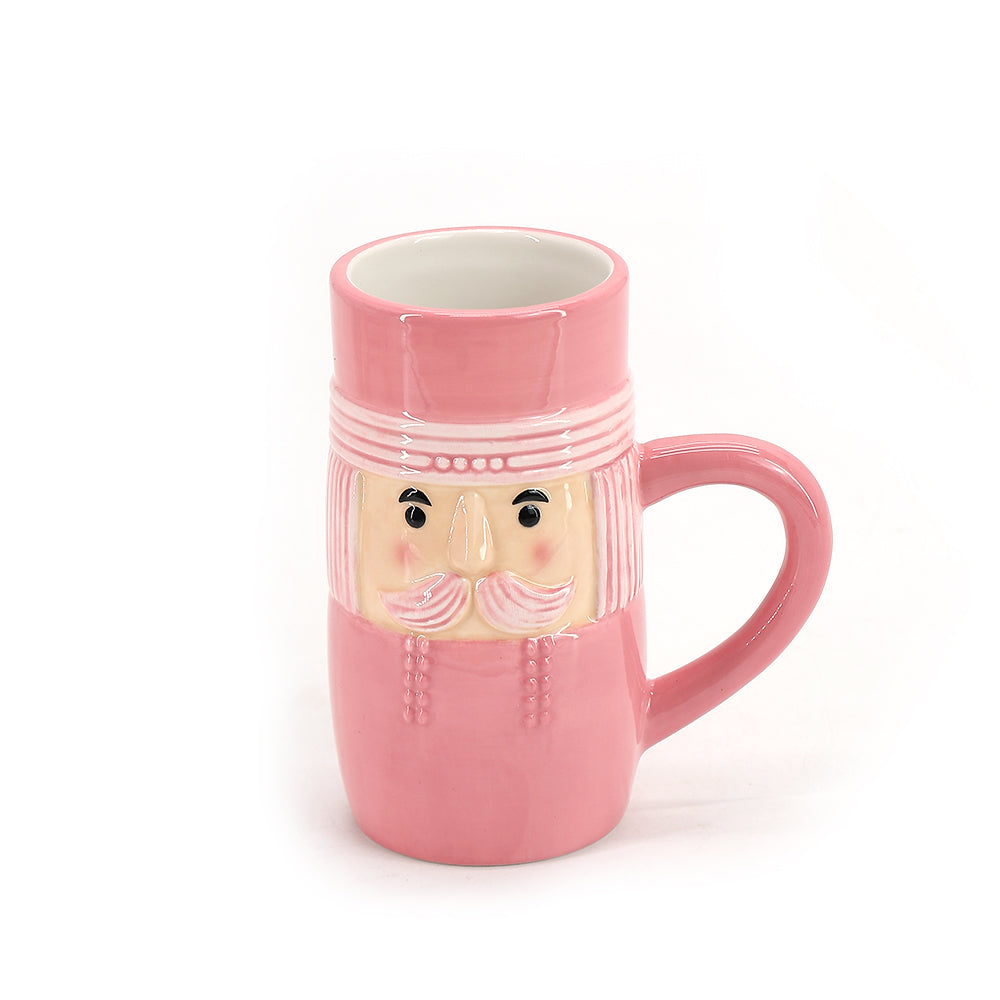 Custom Hand Paint Cups Handmade Ceramic Santa Xmas Christmas Nutcracker Mugs