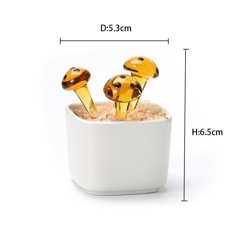 Glazed potted plants modern minimalist style glazed ornaments potted plant pots cactus bell orchid flower