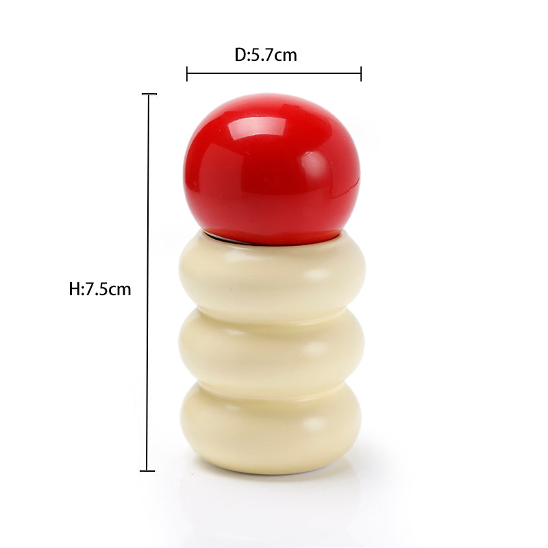 Portable ashtray ceramic ashtray personalised small accessories gift office use high end retro