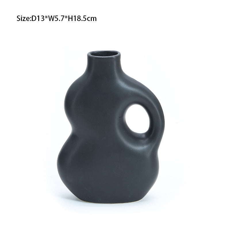 2024 Hot Sale Custom Home Decorative Decor Modern Nordic Flower Ceramic Vase