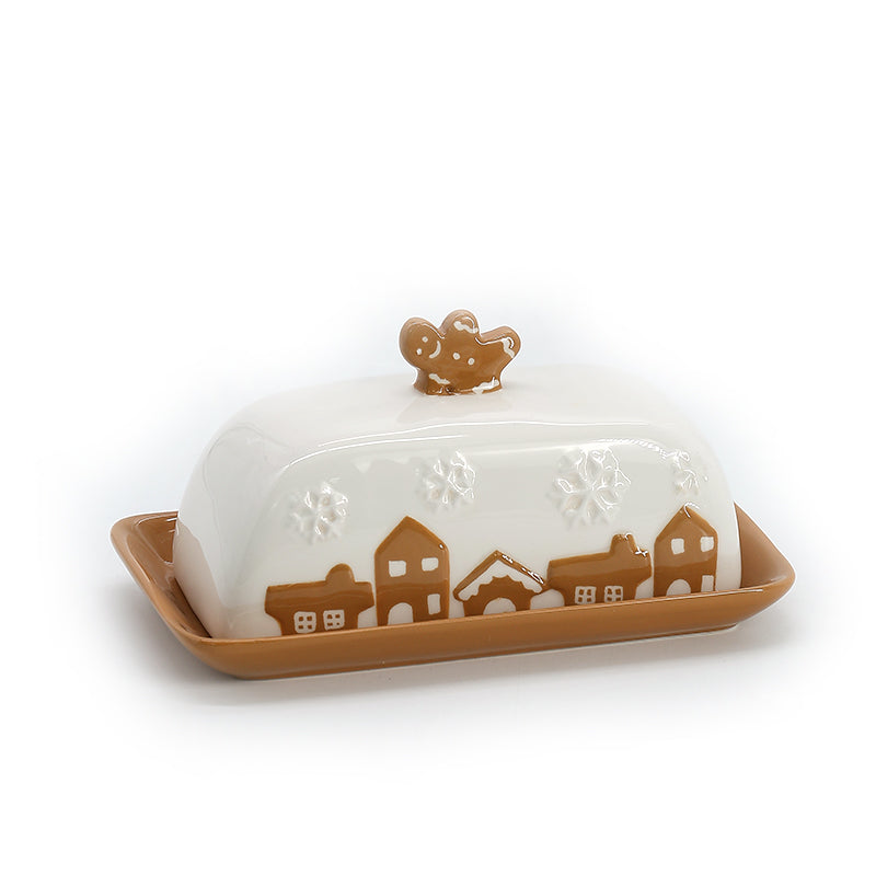 Ceramic Dinnerware Set Christmas Gingerbread House Series Ceramic Cups Ceramic Supplies Tableware Kitchenware