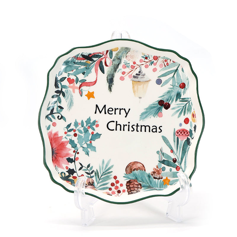 Ceramic tableware set Merry Christmas series kitchen supplies