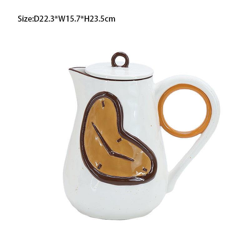 Ceramic Tableware Set Collection Kitchenware Ceramic Speciality Ceramic Clock Printed Tableware Set