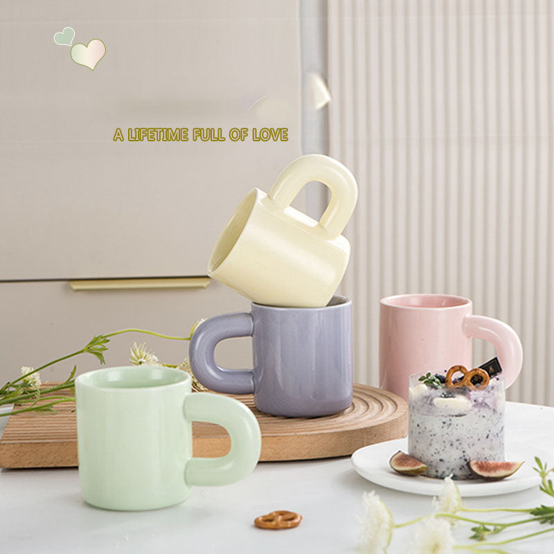 Netflix Wind Drinking Mug Ceramic Household Mug Milk Mug Creative Mug Couple Coffee Mugs