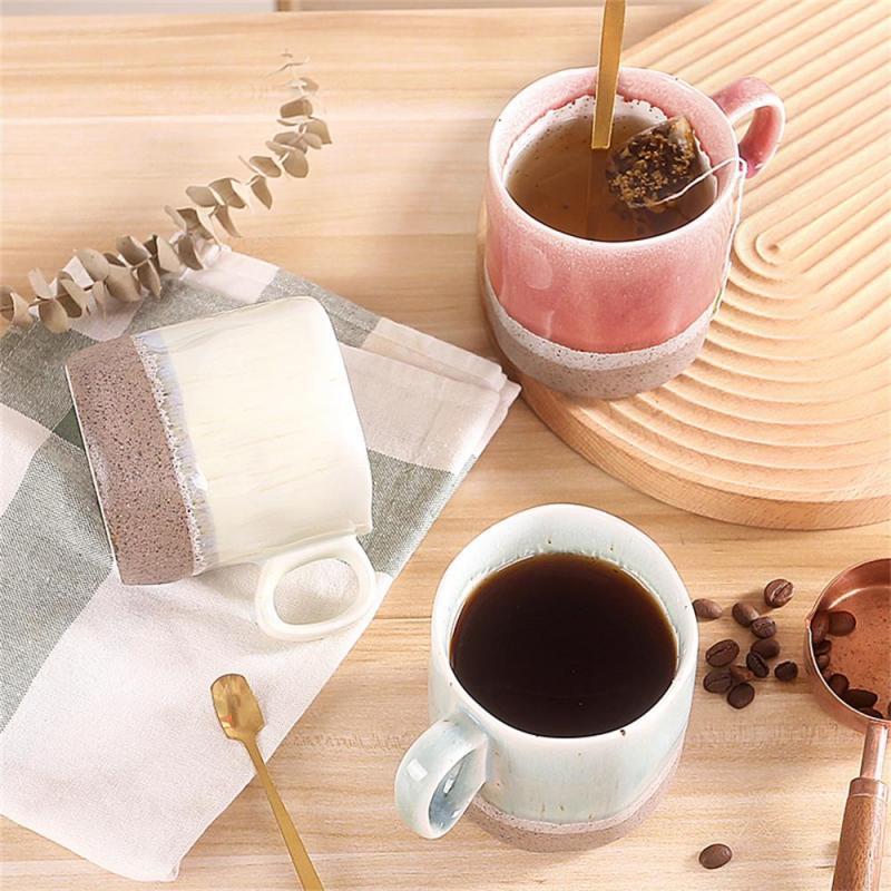 Creative Kiln Change Scandinavian Retro Large Capacity Ins Mug Household High-value Christmas Gifts Ceramic Mugs