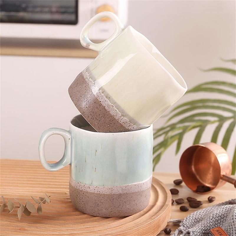 Creative Kiln Change Scandinavian Retro Large Capacity Ins Mug Household High-value Christmas Gifts Ceramic Mugs