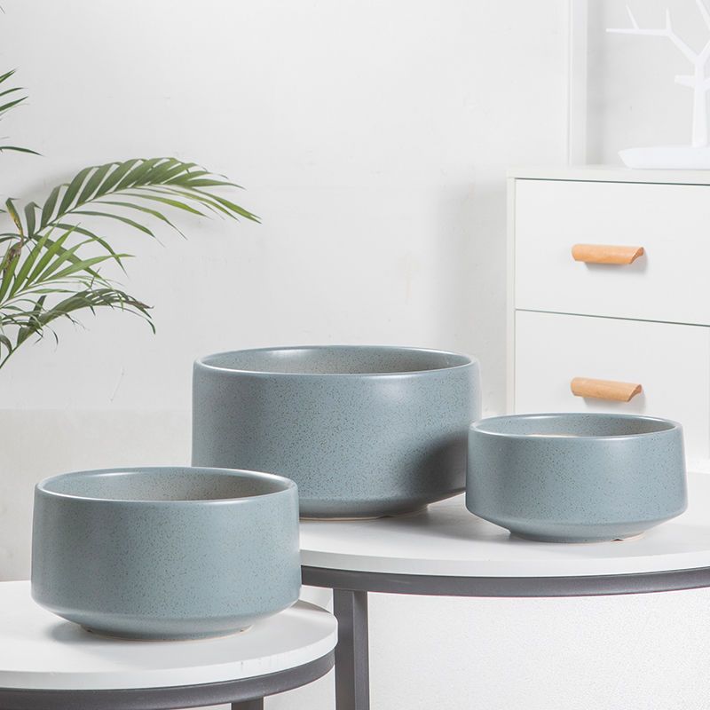 Flower pots large calibre large clay pots ceramic short models simple creative butterfly orchid succulent green plant pots