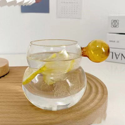 High-value Ins Christmas Glass Creative Three- Dimensional Mug Glass Heat-resistant Three-dimensional Cartoon Christmas Gift Mug