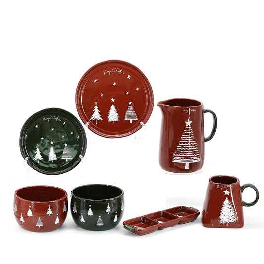 Ceramic Dinnerware SetCeramic Tableware Set Christmas Collection Kitchenware Ceramic Speciality