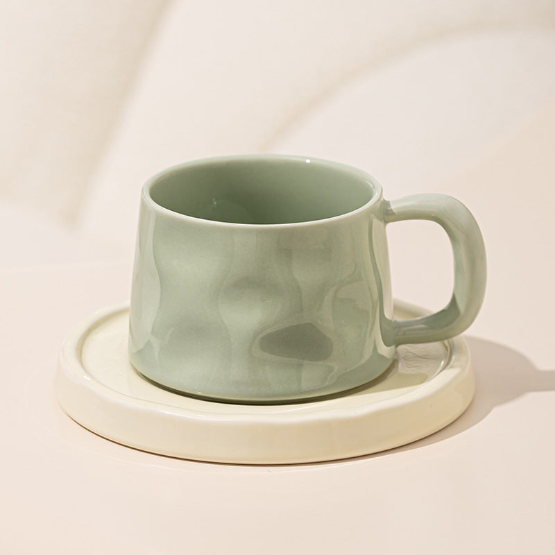Ceramic Coffee Mug Exquisite Mug Afternoon Tea Cup Tea Cup Couple Cup Saucer French Female High-value Cup Gift