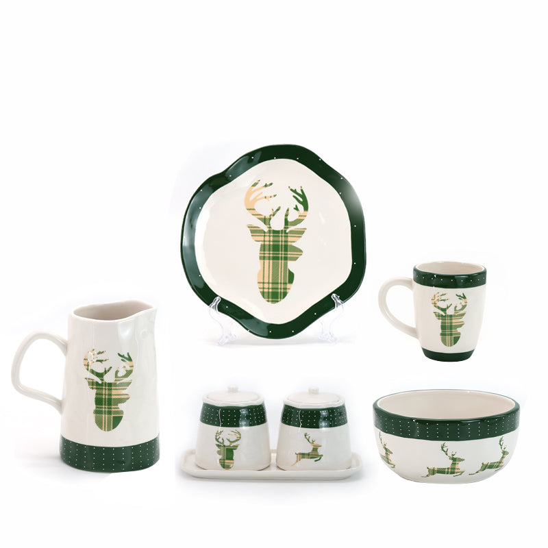 Ceramic Dinnerware Set Kitchen utensils tableware sets kitchen utensils can be customized with printing technology