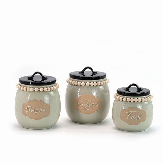 Ceramic Storage Jar Kitchen Utensils Cutlery Set Kitchenware