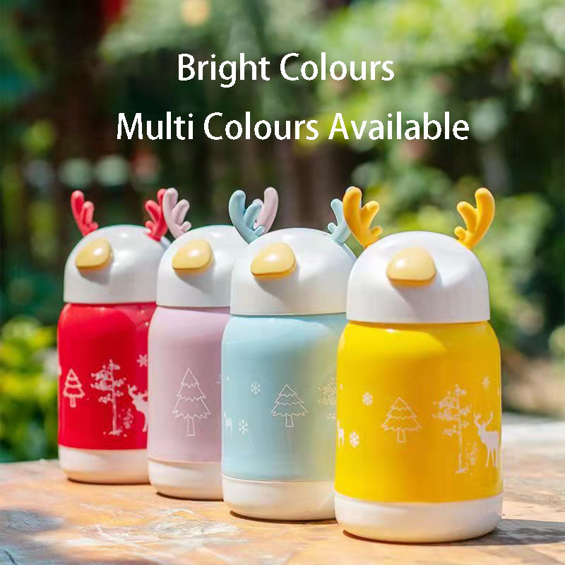 Children's Cartoon Cup Christmas Small Gift Opening Attraction Gift Giving Double Glass Mug Students