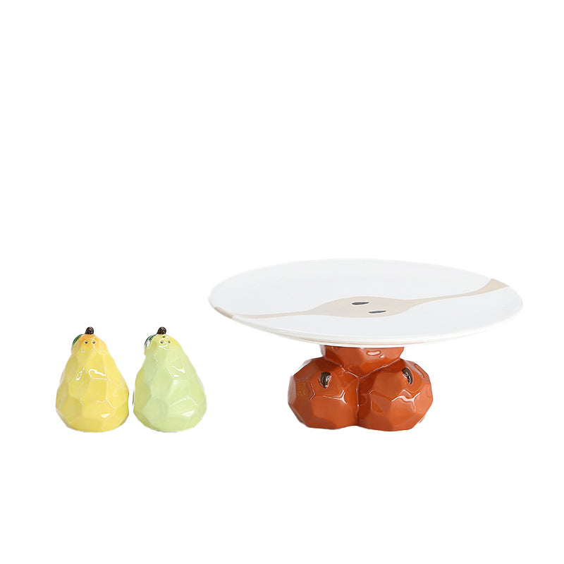 Ceramic fruit basket ceramic mug ceramic kitchenware ceramic fruit basket bowl set porcelain dining table kitchen fruit basket