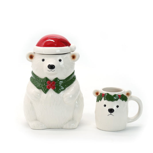 Ceramic Hand Painted Air Tight Ceramic Food Storage Jar Coffee Cookie Candy Jar Container
