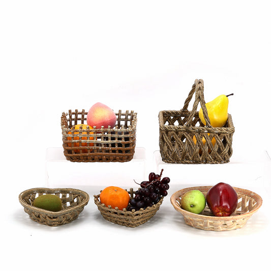 Ceramic Fruit Bowl Fruit Basket for Kitchen Countertop, Fruit Bowl Kitchen  Storage Basket, Fruit and Vegetable Rack for Kitchen Countertop or Dining  Table Home Decor Centre Piece