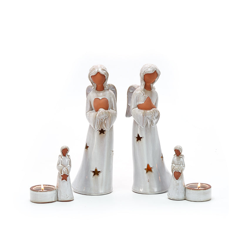 Customised Christmas  Decorations  Christmas table  Decor  Decorations Small LED Lights Ceramic Christmas Ornaments  Village House