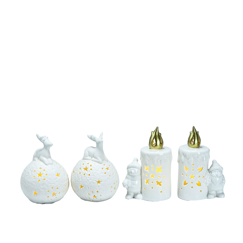 wholesale ceramics Christmas ornament villagehouses Christmas tree home Decorations