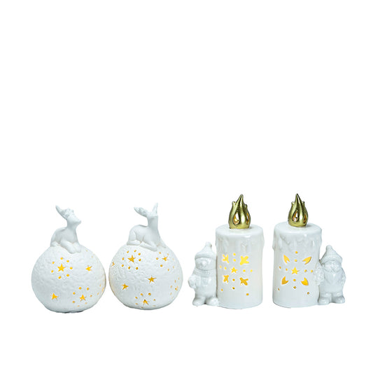 wholesale ceramics Christmas ornament villagehouses Christmas tree home Decorations