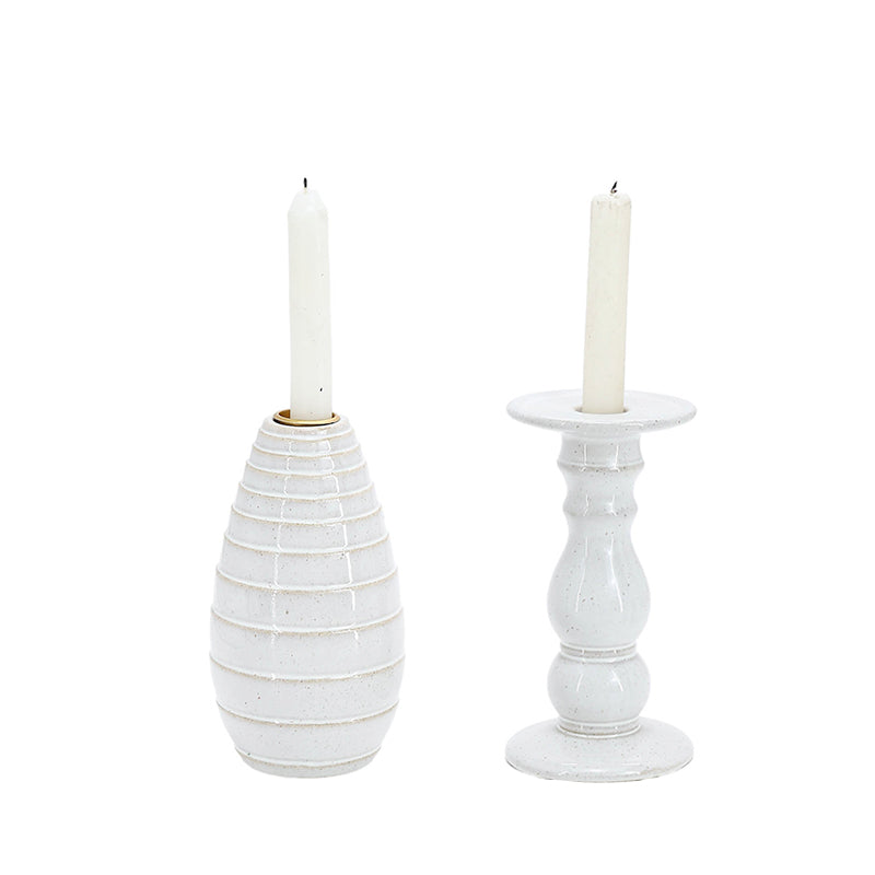 Ceramic dinner plate European candlestick creative candlelight dinner props wedding decoration tabletop candlestick