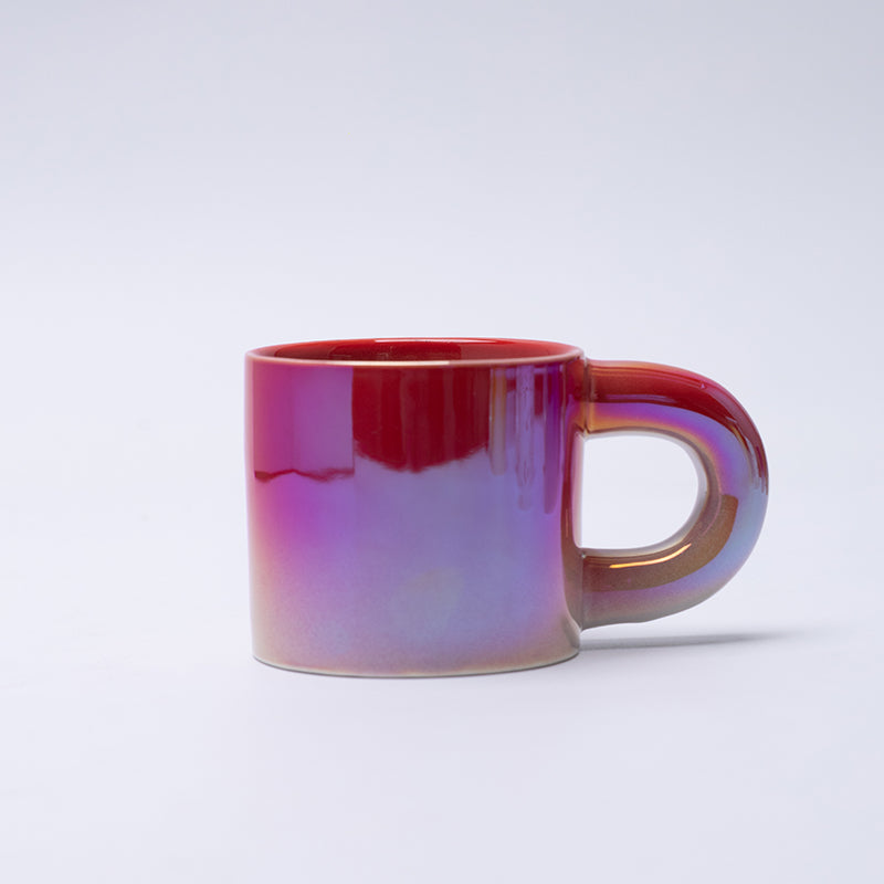 Multi-Colour Gradient Ceramic Mug Creative Ins Fashion Pearl Surface Luxury Scandinavian Modern Ceramic Coffee Cup Mugs
