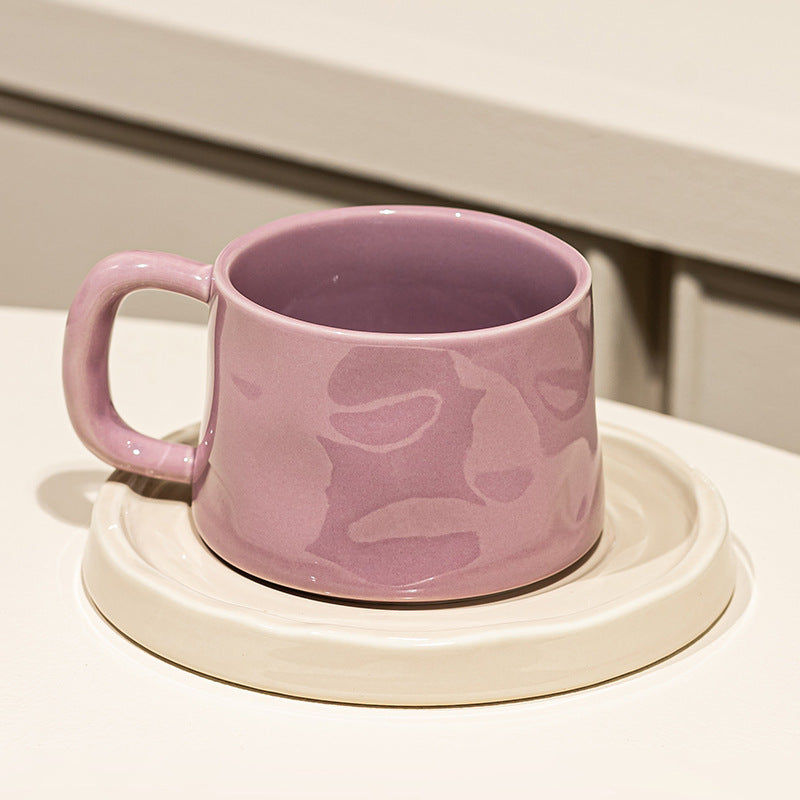 Ceramic Coffee Mug Exquisite Mug Afternoon Tea Cup Tea Cup Couple Cup Saucer French Female High-value Cup Gift