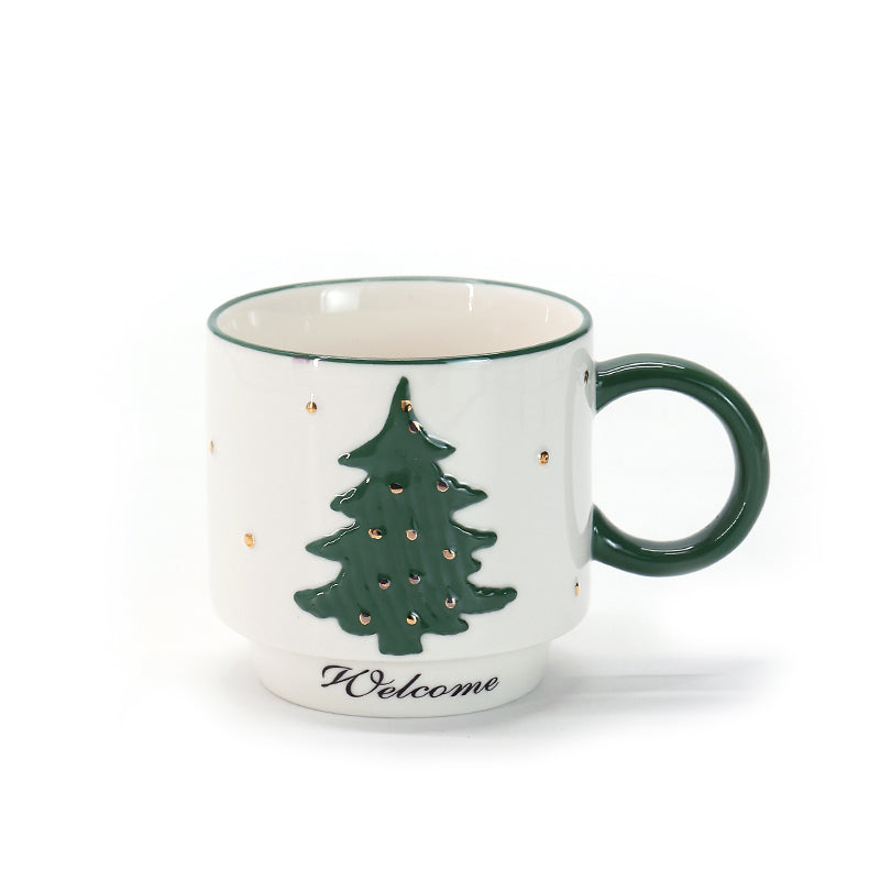 Ceramic tableware set Christmas series kitchen supplies ceramic kitchenware