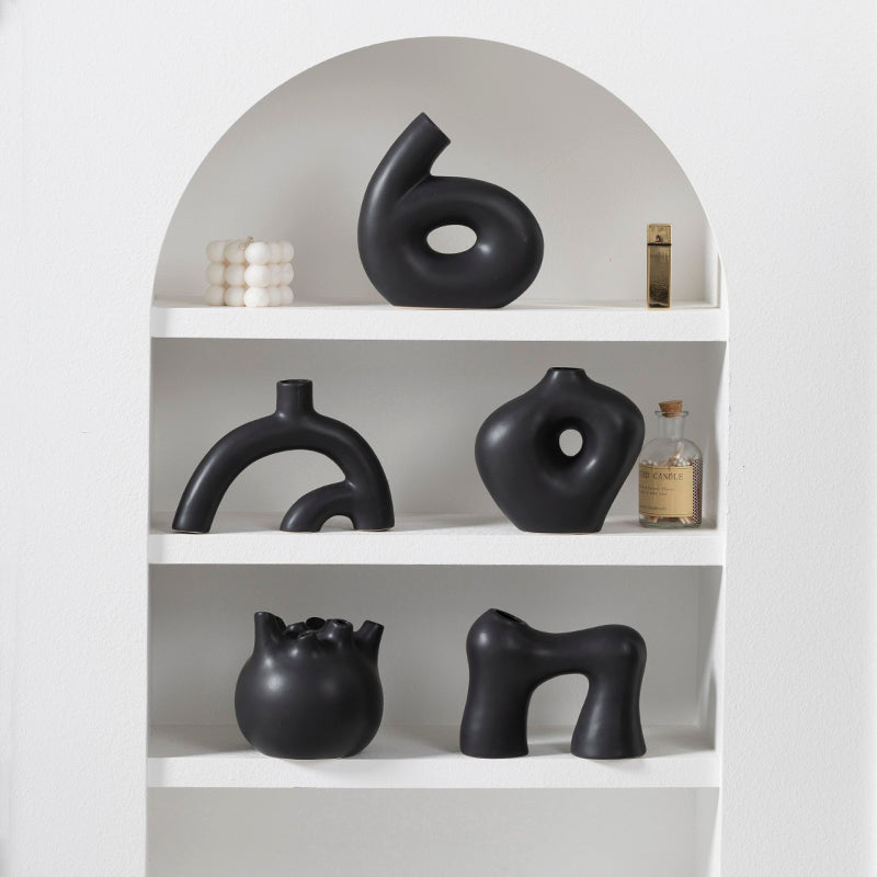 2024 Hot Sale Custom Home Decorative Decor Modern Nordic Flower Ceramic Vase