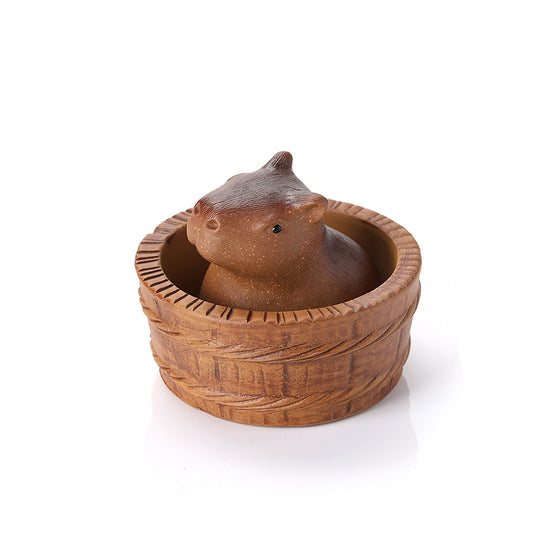 Cute Tea Pet Fine Workmanship Exquisite Delicate Simulated