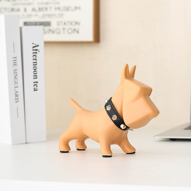 Ceramic Puppy Decoration Novelty Ceramic Decoration Art Dog Creative Gifts Crafts Ceramic Puppy Statue Antique Ceramic Figurine