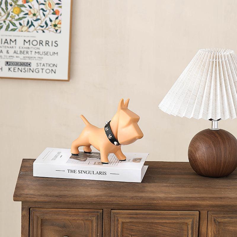 Ceramic Puppy Decoration Novelty Ceramic Decoration Art Dog Creative Gifts Crafts Ceramic Puppy Statue Antique Ceramic Figurine