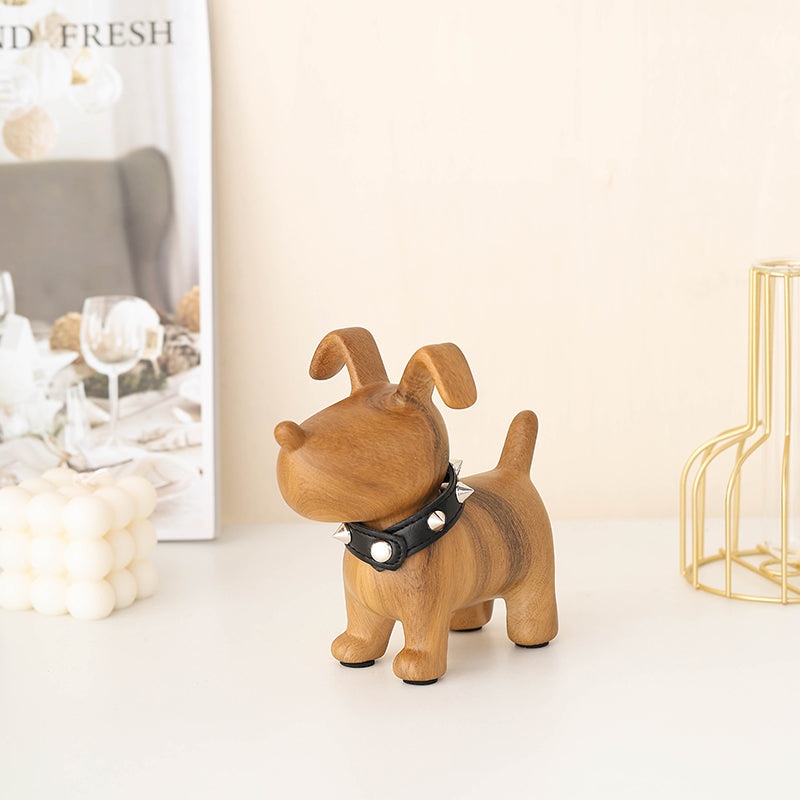 Ceramic Puppy Ornament Ceramic Puppy Decoration Novelty Ceramic Decoration Art Dog Creative Gifts Crafts Ceramic Puppy Statue Antique Ceramic Figurine