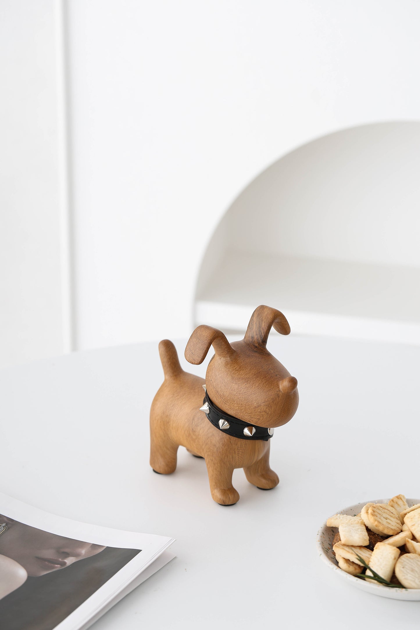 Ceramic Puppy Ornament Ceramic Puppy Decoration Novelty Ceramic Decoration Art Dog Creative Gifts Crafts Ceramic Puppy Statue Antique Ceramic Figurine