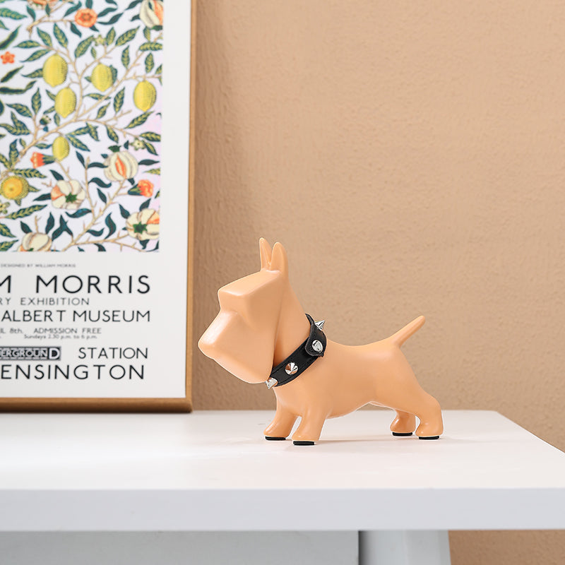 Ceramic Puppy Decoration Novelty Ceramic Decoration Art Dog Creative Gifts Crafts Ceramic Puppy Statue Antique Ceramic Figurine