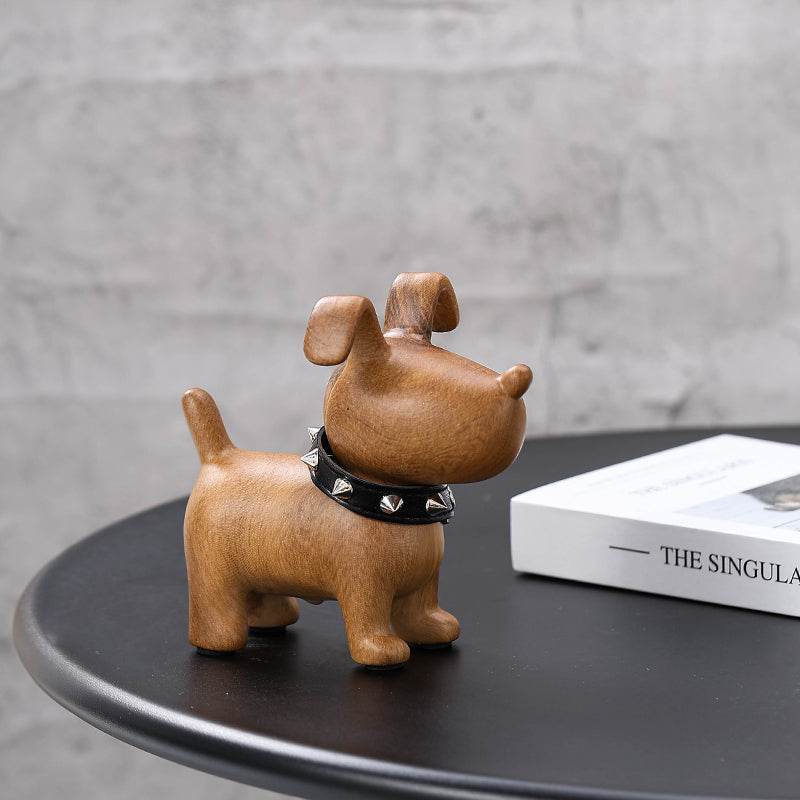 Ceramic Puppy Ornament Ceramic Puppy Decoration Novelty Ceramic Decoration Art Dog Creative Gifts Crafts Ceramic Puppy Statue Antique Ceramic Figurine