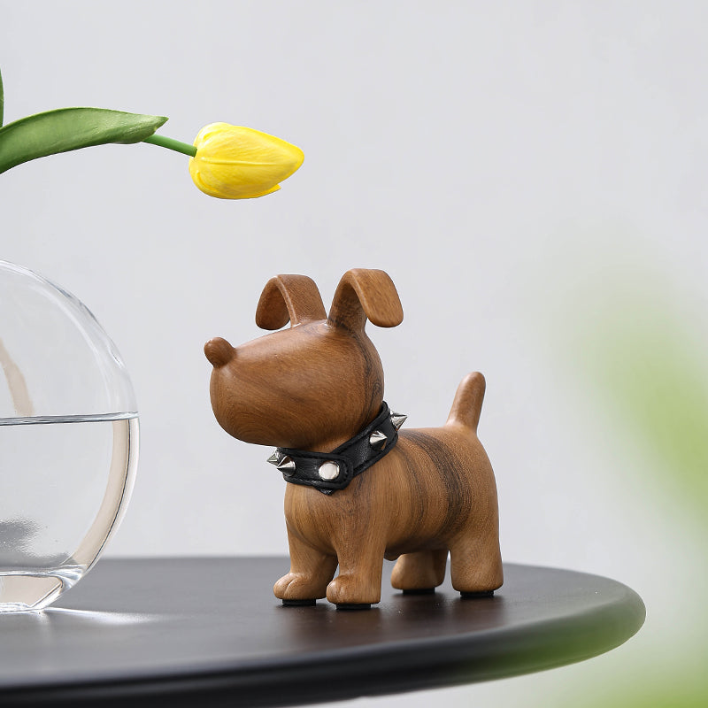 Ceramic Puppy Ornament Ceramic Puppy Decoration Novelty Ceramic Decoration Art Dog Creative Gifts Crafts Ceramic Puppy Statue Antique Ceramic Figurine