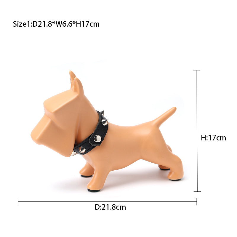 Ceramic Puppy Decoration Novelty Ceramic Decoration Art Dog Creative Gifts Crafts Ceramic Puppy Statue Antique Ceramic Figurine