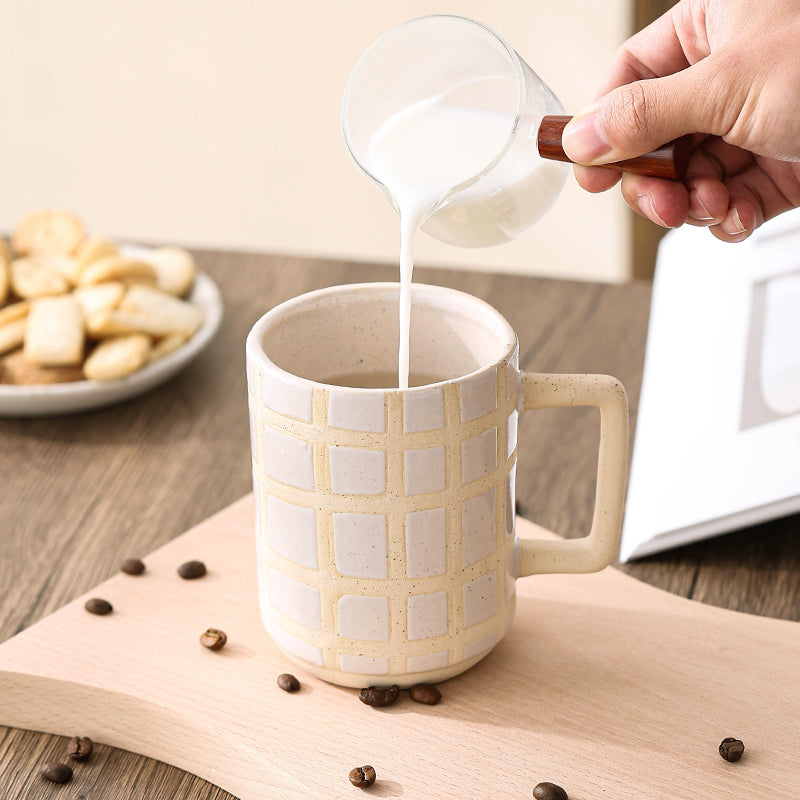 Large Capacity Ceramic Coffee Mug Porcelain Water Oats Milk Tea Cup Gift Set for Office  Top Selling Customized Mug Coffee Glasses Coffee Mug