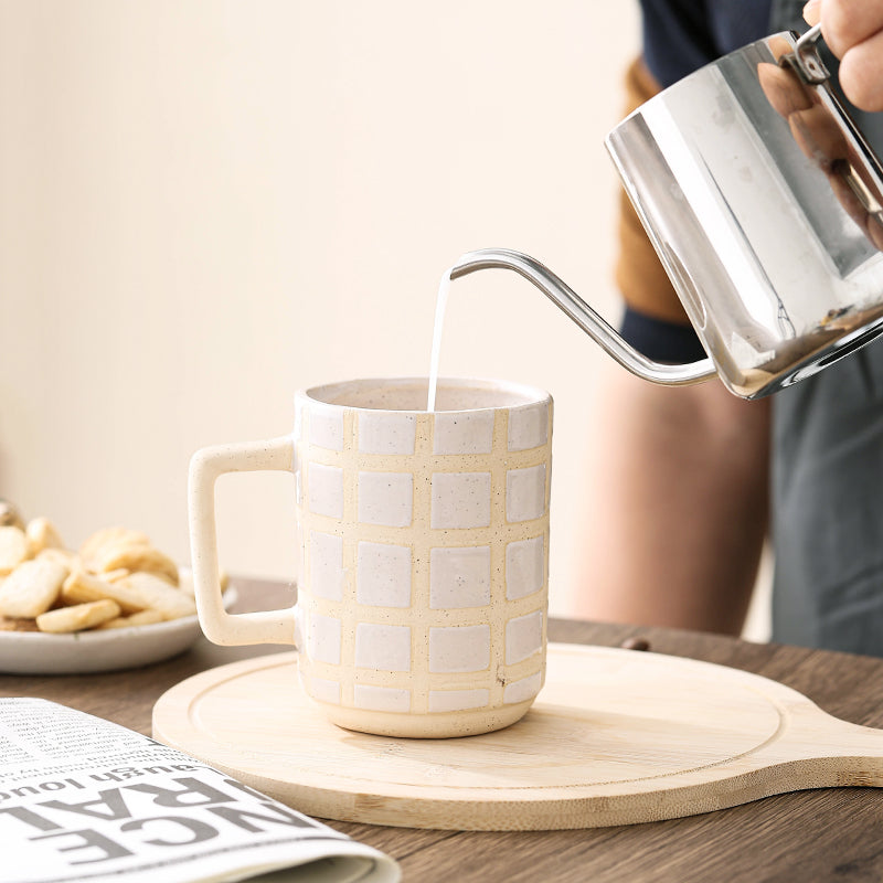 Large Capacity Ceramic Coffee Mug Porcelain Water Oats Milk Tea Cup Gift Set for Office  Top Selling Customized Mug Coffee Glasses Coffee Mug