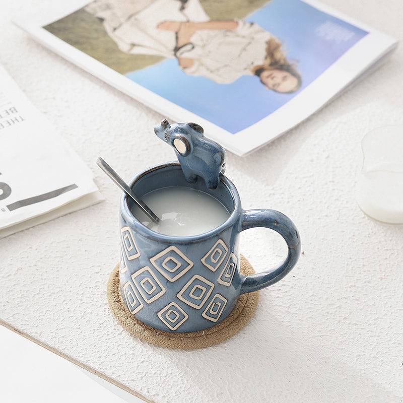 Ceramic Mug Handmade Travel Coffee Mug Creative Ceramic Coffee Travel Mug Ceramic Travel Coffee Mug Ceramic Coffee Mug Personalised Ceramic Mugs