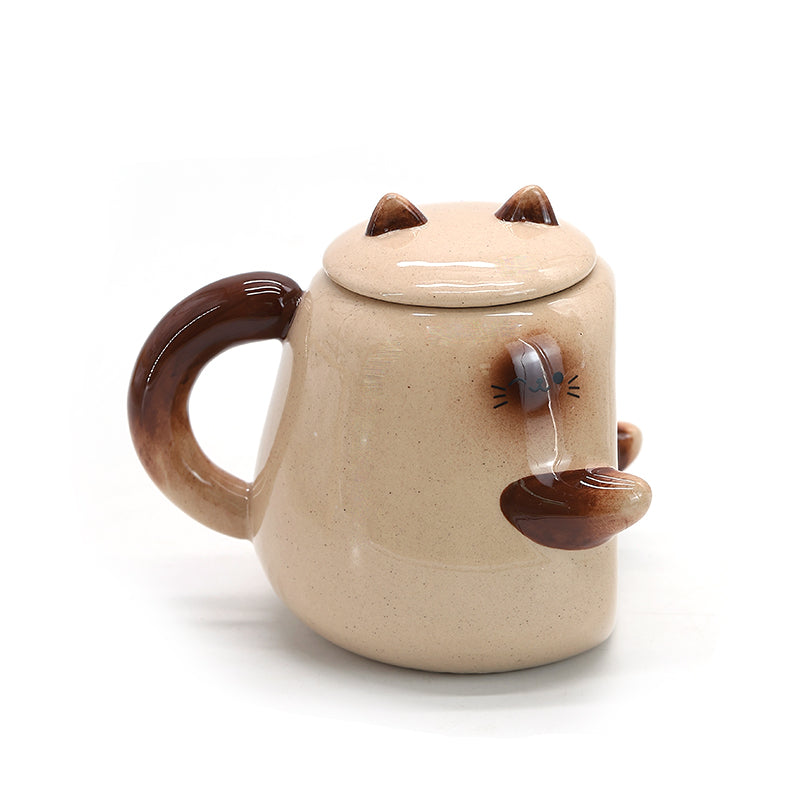 Creative Hugging Ceramic Cup Set Gift Practical Cute Couple Cup Gift Box Personalized Mug
