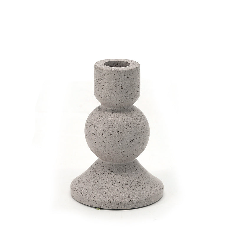 Set of 5 Ceramic Candle Holders,Minimalist Style, Candle Burning Display Holder,for for Home Decorations, Wedding Parties, Festival Celebrations.