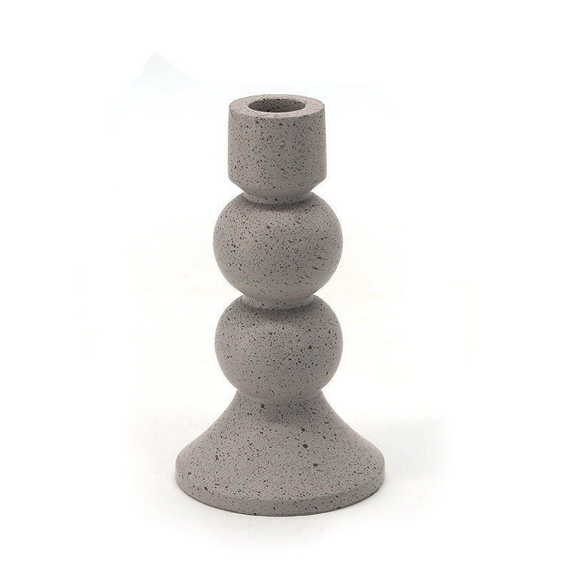 Set of 5 Ceramic Candle Holders,Minimalist Style, Candle Burning Display Holder,for for Home Decorations, Wedding Parties, Festival Celebrations.