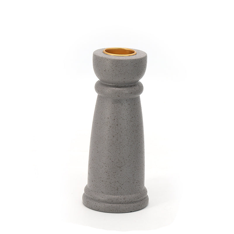 Set of 5 Ceramic Candle Holders,Minimalist Style, Candle Burning Display Holder,for for Home Decorations, Wedding Parties, Festival Celebrations.