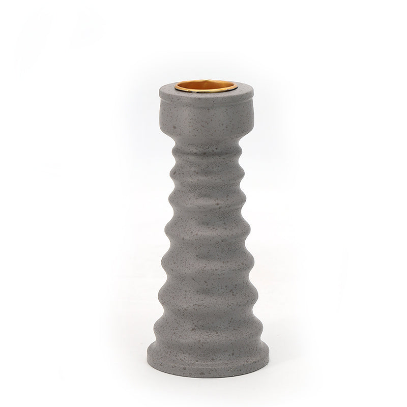 Set of 5 Ceramic Candle Holders,Minimalist Style, Candle Burning Display Holder,for for Home Decorations, Wedding Parties, Festival Celebrations.