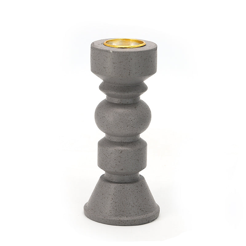 Set of 5 Ceramic Candle Holders,Minimalist Style, Candle Burning Display Holder,for for Home Decorations, Wedding Parties, Festival Celebrations.