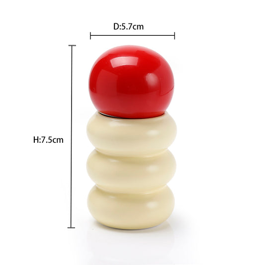 Portable ashtray ceramic ashtray personalised small accessories gift office use high end retro